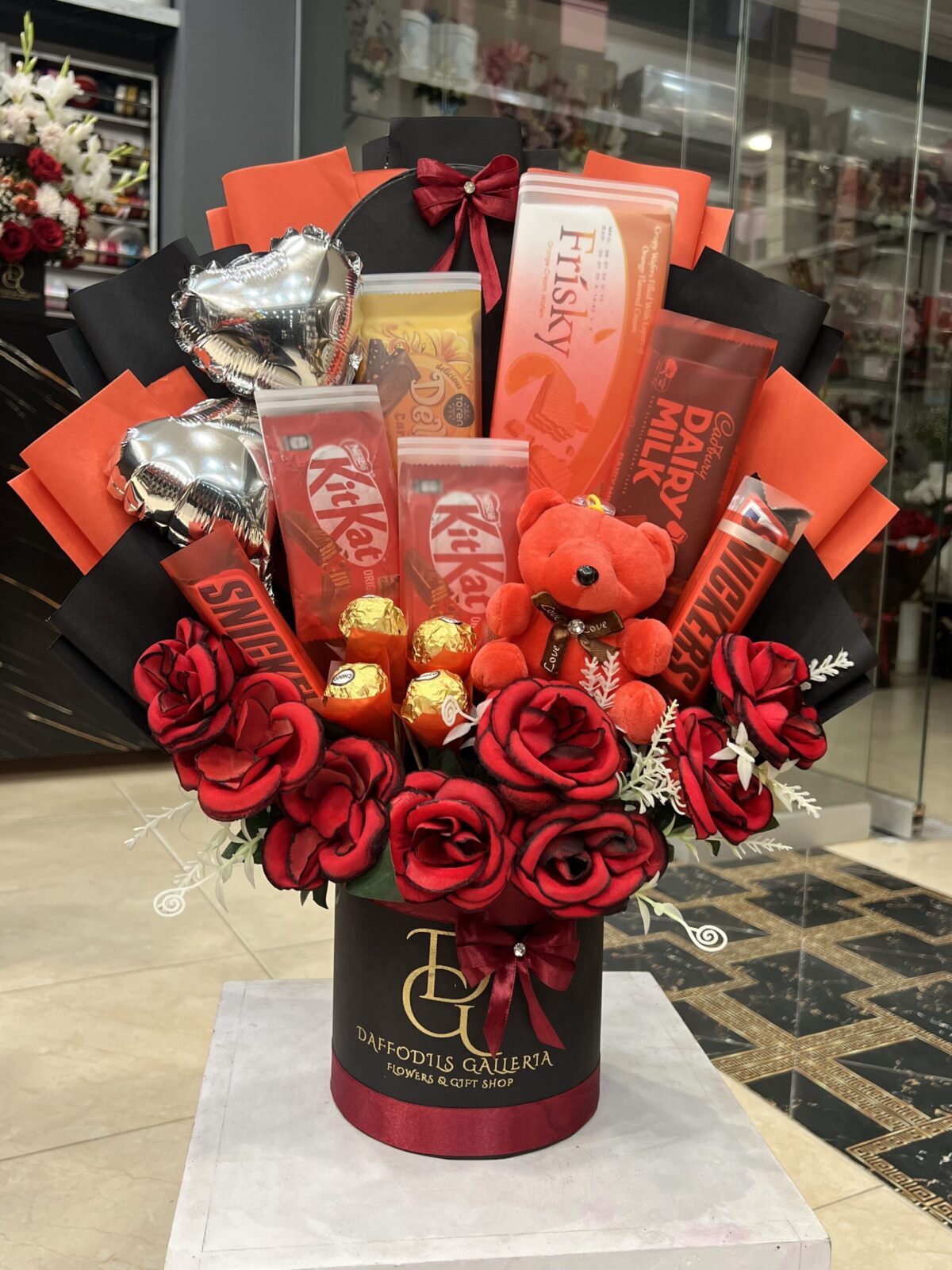 Luxury Chocolate & Teddy Gift Bouquet