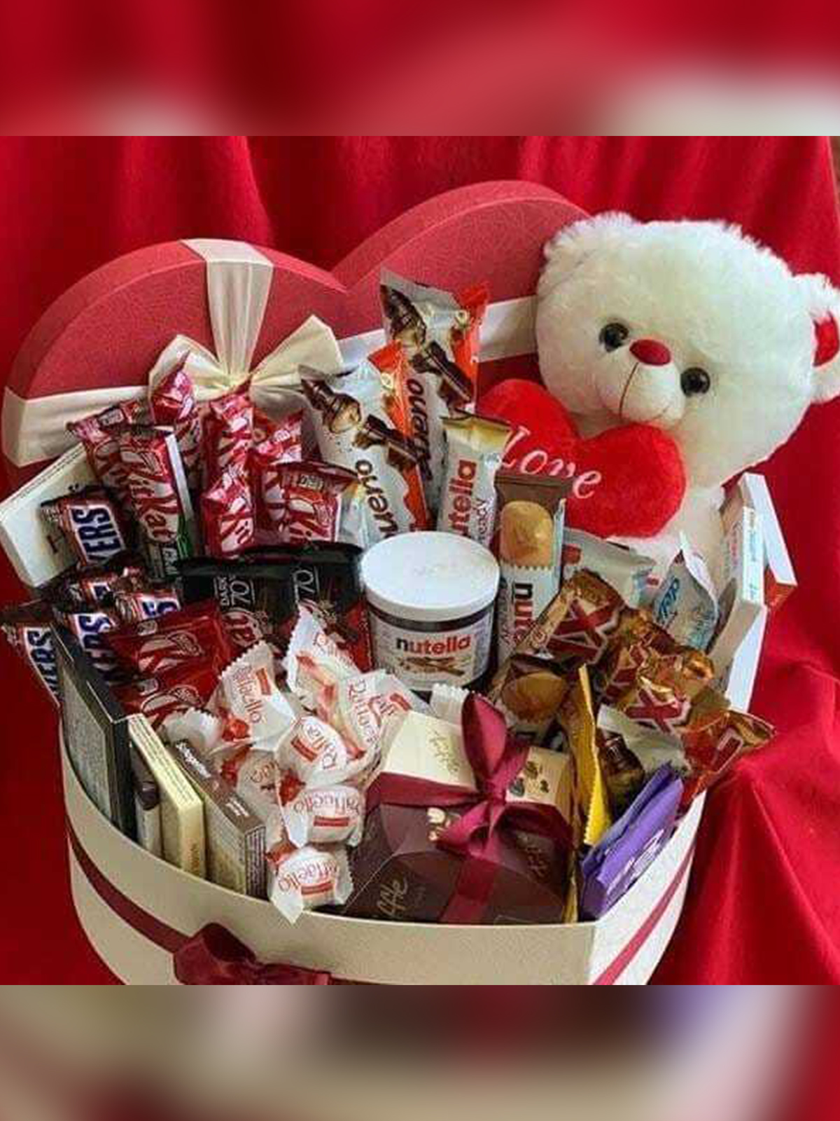 Deluxe Chocolate Hamper with Teddy Bear